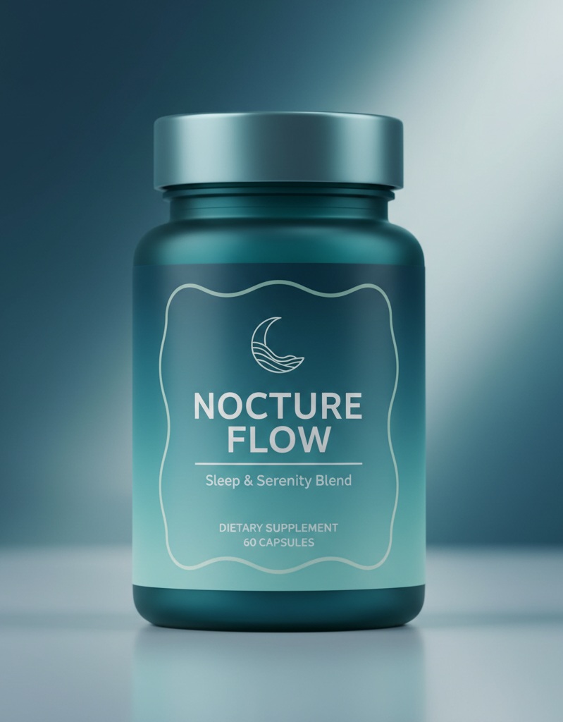 Nocture Flow natural supplement bottle